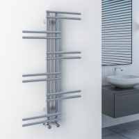 Eastbrook Staverton 1800 x 500mm Curved Designer Towel Rail - Chrome - 41.0236