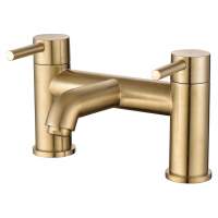 Pomeranian Bath Filler - Brushed Brass