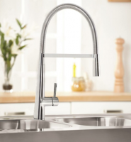 Blanco Solenta - S Senso PVD Steel Kitchen Tap - 455368