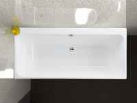 Beaufort Biscay 1700 x 750mm Beauforte Reinforced J Shaped Bath - Left Hand