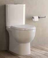 Origin 62 Toilet with Soft Close Seat, Frontline Bathrooms