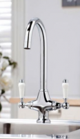 York Traditional Kitchen Mixer Tap - Chrome - Signature Series