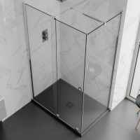 1100mm Rolla 8 Frameless Sliding Door Corner Enclosure - Aquadart