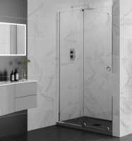 1200mm Recess Sliding Shower Door - Rolla 8 By Aquadart