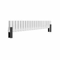 Eastbrook Rubano 1800 x 503mm Vertical Designer Radiator - Gloss White