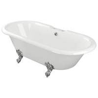 Runner Traditional 1690mm Roll Top Bath Chrome Feet