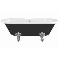 York Traditional 1700mm Back to Wall Freestanding Bath 