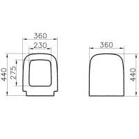 Luxury D-Shaped Soft Close Toilet Seat - Quick Release - NTS004 - Nuie