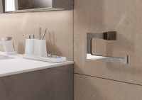 Tecno Project Chrome Double Spare Toilet Roll Holder - Origins Living