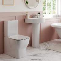 Saxony Back To Wall Toilet & Soft Close Seat