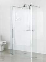 S8 Wetroom Shower Screen 760mm - Black