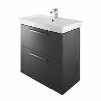 The White Space Floor Standing Vanity Unit - 800mm Charcoal