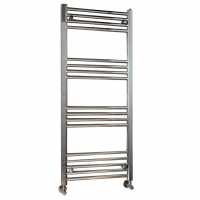 800 x 500 Chrome Towel Rail with FREE Valves - Signature