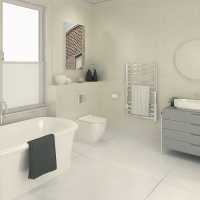 Durapanel Medium Linen 1200mm Duralock T&G Bathroom Wall Panel By JayLux