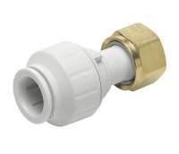 JG Speedfit - 22mm x 3/4" Straight Tap Connector Brass Nut  - Singles