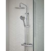 Niagara Equate Round Chrome Thermostatic Dual Head Shower Set