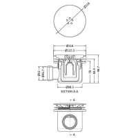 Pacific 760mm Pivot Shower Door - Nuie 