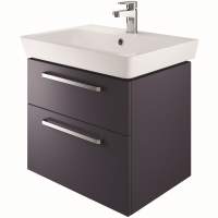 The White Space Wall Hung Vanity Unit - 600mm Dark Indigo Blue