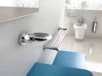 The White Space Toilet Roll Holder - Black - LEG1B