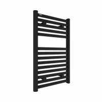 Hugo2 652 x 400mm Towel Radiator - Matt Black - Tissino 