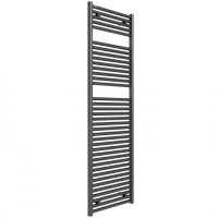 Hugo2 1652 x 500mm Electric Towel Radiator - Anthracite - High Heat Output - Tissino