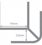 Multipanel Economy 3mm H Joint Profile