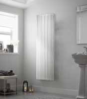 Eastbrook Guardia 1800 x 470 Matt Black Vertical Radiator