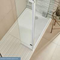 Vantage Walk In Shower Tray 1600 x 800 - Eastbrook