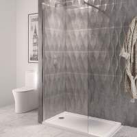 Vantage 8mm, 1000mm Walk In Shower Screen - Eastbrook