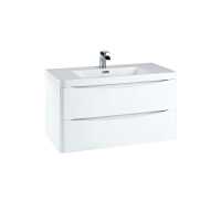 Bella 900 Wall Cabinet in White - Scudo