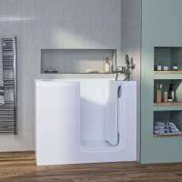 Abalone Walk-in Bath - Easy Access Bath Including Front Panel (1695 x 700mm) Mantaleda