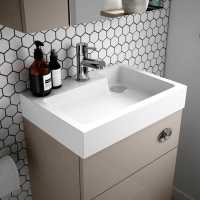 Villeroy & Boch Avento 340mm Right Hand 1 Door Bathroom Vanity Unit And Right Hand Basin - Oak Kansas