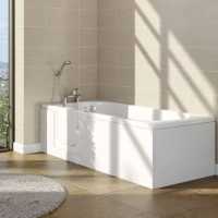 Affinity - Walk In Deep Soaker Bath (1050 x 665mm) With Front Panel Mantaleda