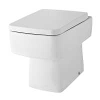 Bliss Square Back to Wall Pan Toilet & Soft Close Seat