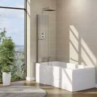 Avrail Walk-in Bath - Easy Access Bath Including Front Panel (1695 x 700mm) Mantaleda