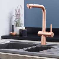 Blanco Candor Brushed Steel Kitchen Tap - 523120