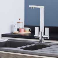 Blanco Solenta - S PVD Steel Kitchen Tap - 522405