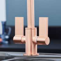 Ayton Copper Mono Block Kitchen Sink Mixer Tap