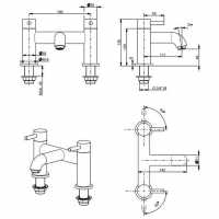 Havanna Basin Mixer w/Click-Clack Waste