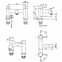 Ripley Bath Filler Tap - Chrome - Signature