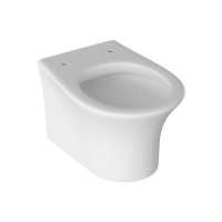 Appleyard Rimless Closed Coupled Open Back Toilet & Soft Close Seat