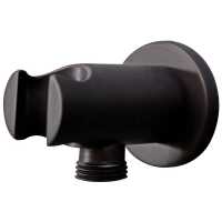 Vema Timea Black Handset Wall Bracket & Outlet