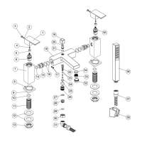 Sagittarius Axis Bath Shower Mixer Tap