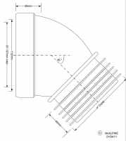 McAlpine Straight Extension Piece 100mm - WC-EXTA