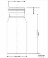 McAlpine Straight Flexible WC Connector 150 - 310mm - WC-F23R