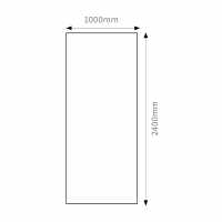 Proplas - Matt White - PVC Plastic Wall & Ceiling Cladding - 2.7m - 4 Pack