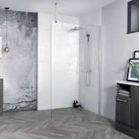 900mm Walk In Shower Screen - Nuie 