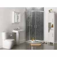 Wetwall Silver Alloy Shower Panel