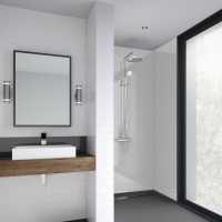 Wetwall Silver Alloy Shower Panel