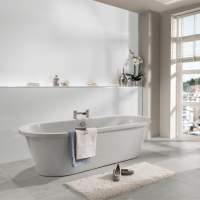 Linea White Showerwall Panels